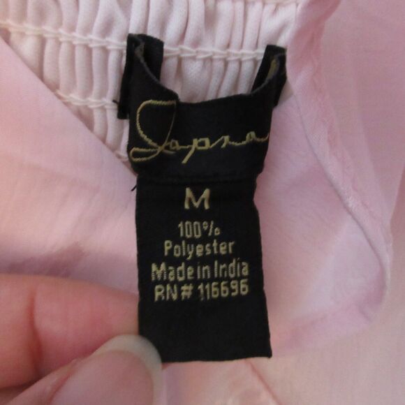 Japna Dress Pink Floral Ruffle Fairy Whimsical Cottage Core Grunge Coquette - Picture 10 of 13